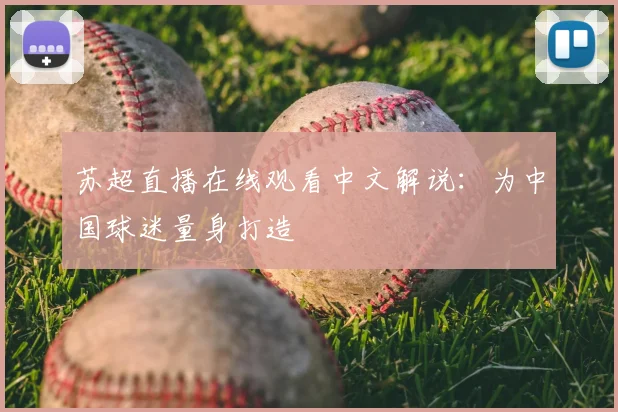 苏超直播在线观看中文解说：为中国球迷量身打造